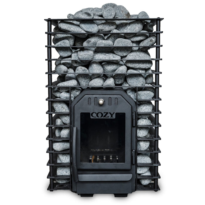 Cozy Heat Quattro 12kW Wood Burning Sauna Stove