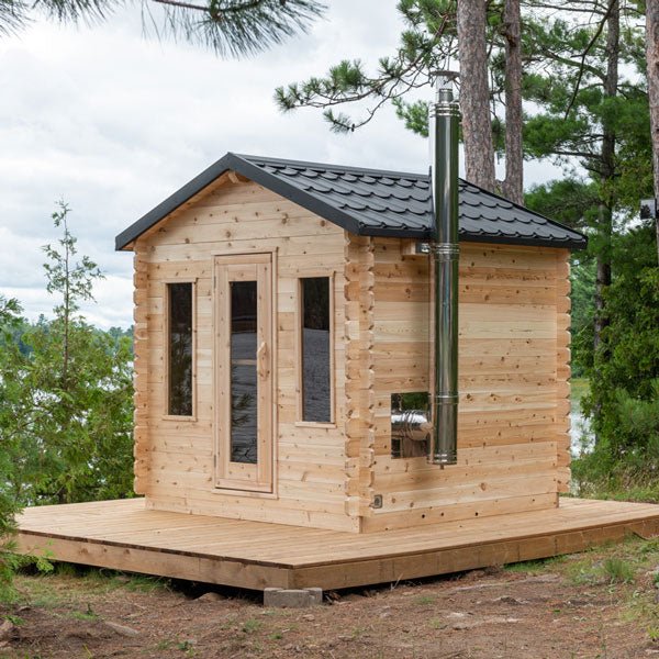 Dundalk Leisure Canadian Timber Georgian Cabin Sauna CTC88W - Secret Saunas