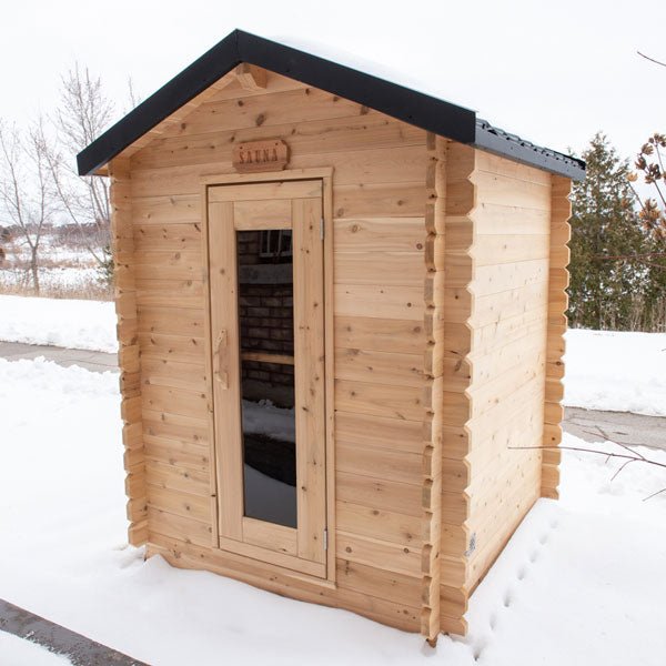 Dundalk Leisure Canadian Timber Granby Cabin Sauna CTC66W - Secret Saunas