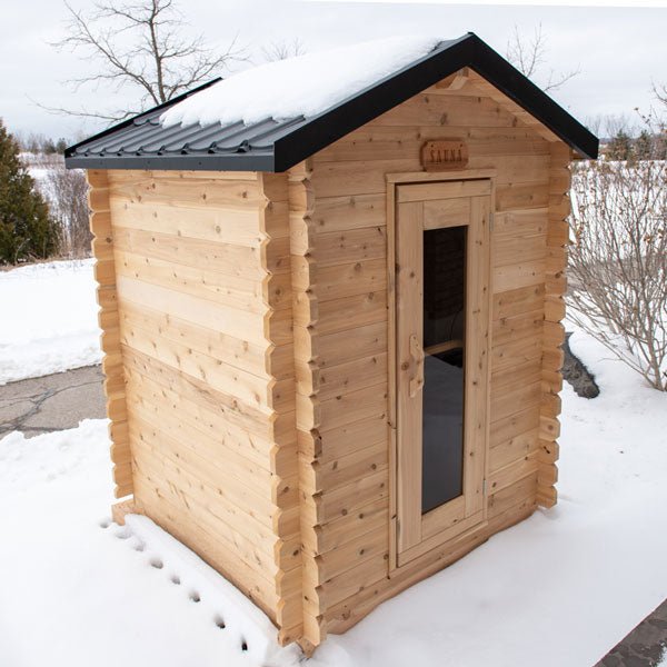 Dundalk Leisure Canadian Timber Granby Cabin Sauna CTC66W - Secret Saunas