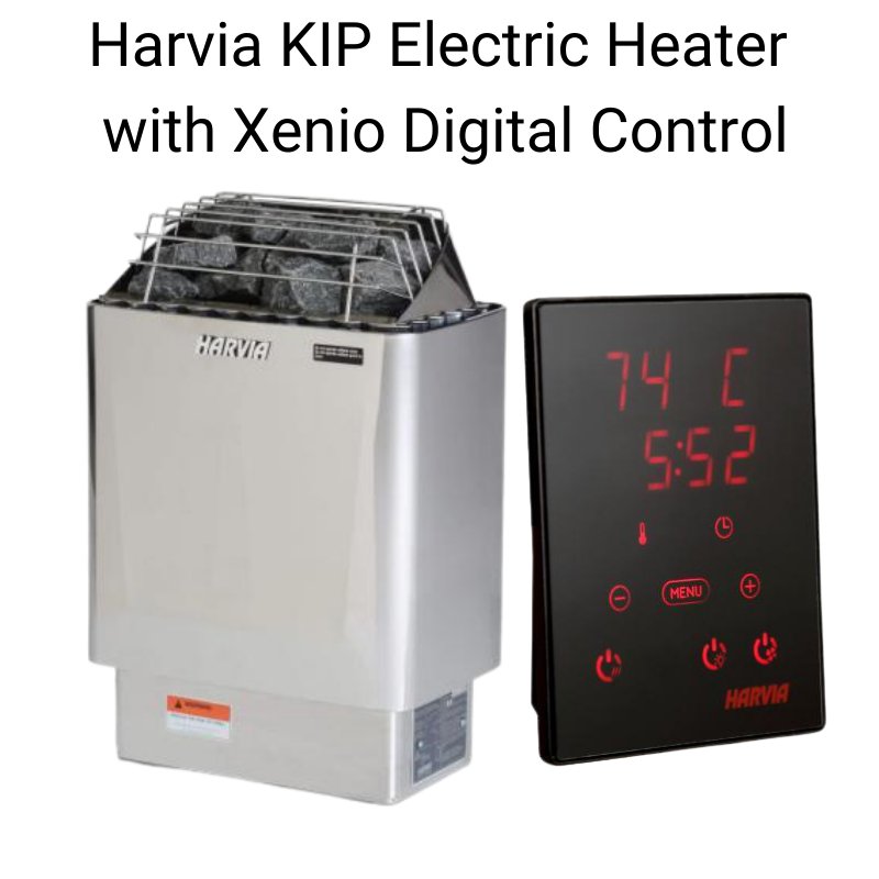 Harvia KIP Electric Heater with Xenio Digital Control - Secret Saunas