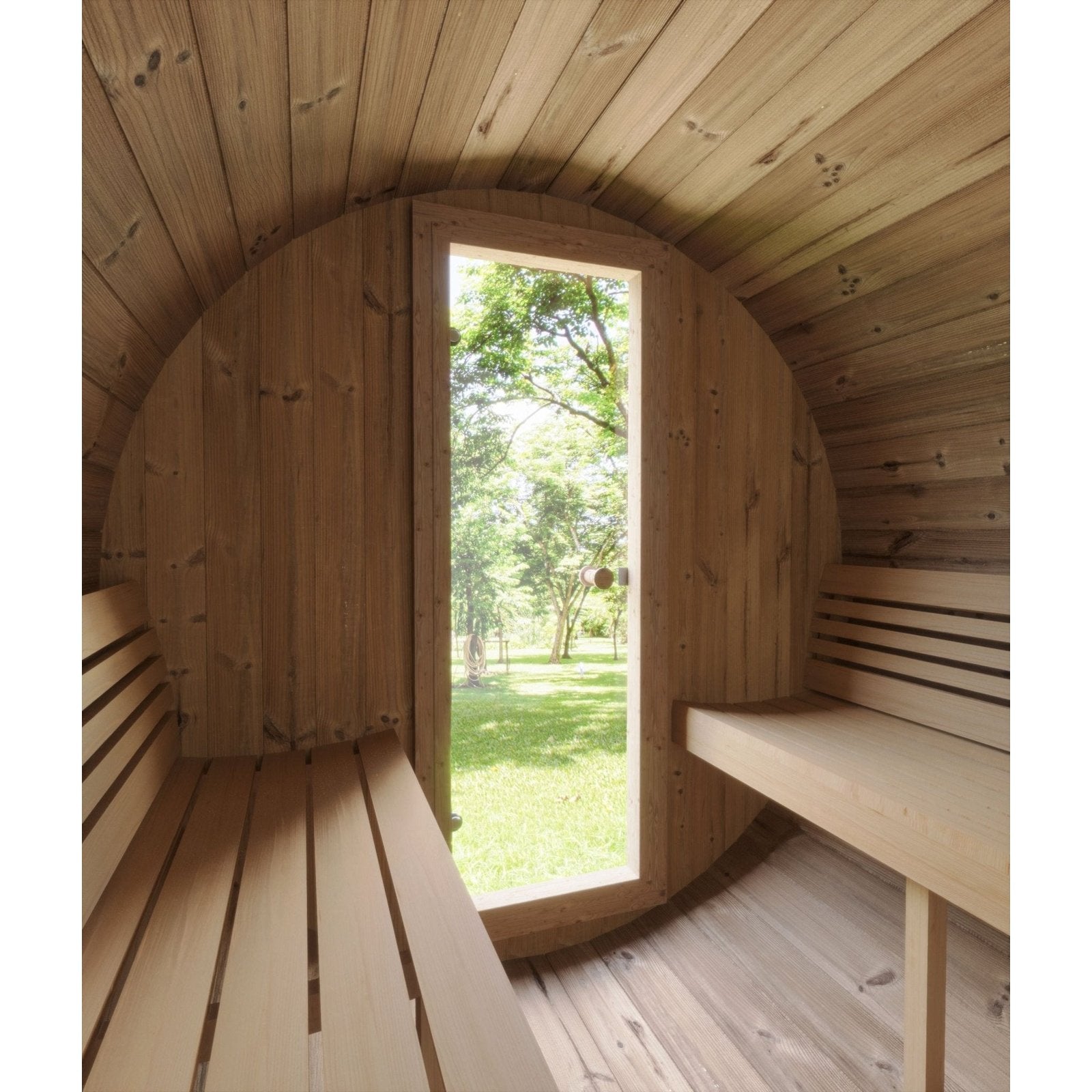 SaunaLife Model E8 Sauna Barrel - Secret Saunas