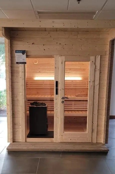 SaunaLife Model G4 Outdoor Home Sauna Kit - 6 Person - Secret Saunas